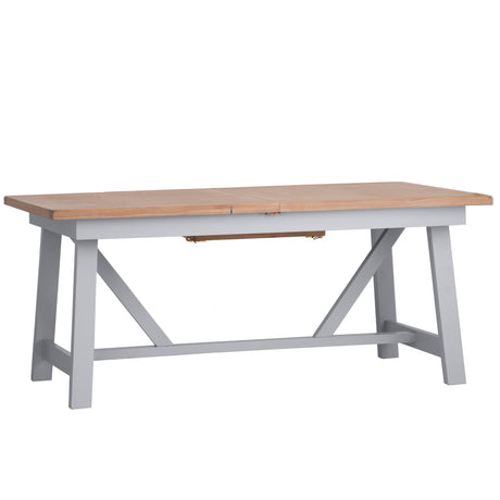Your Home Essentials Dining Table Set Easterly 180cm Butterfly Extending Grey Dining Table Set with Chairs