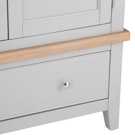 Your Home Essentials Wardrobe DefaultTitle Easterly 2 Door Grey Wardrobe