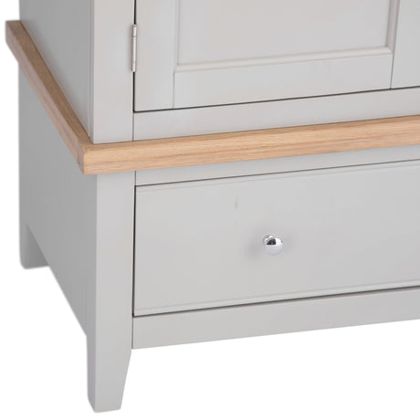 Your Home Essentials Wardrobe DefaultTitle Easterly 2 Door Grey Wardrobe
