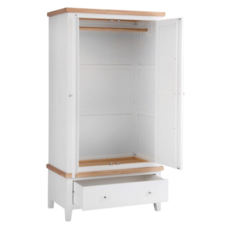 Your Home Essentials Wardrobe DefaultTitle Easterly 2 Door White Wardrobe