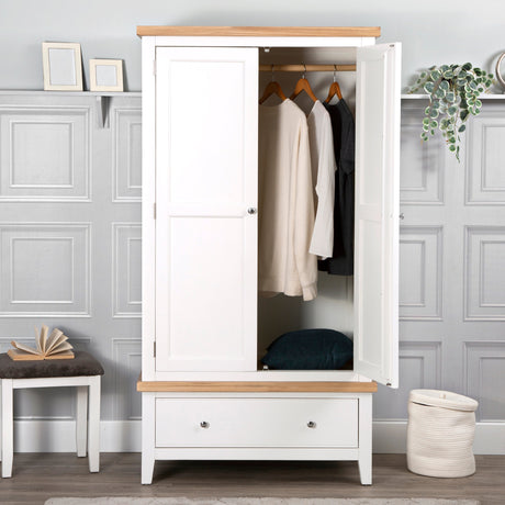 Your Home Essentials Wardrobe DefaultTitle Easterly 2 Door White Wardrobe
