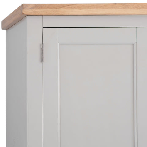 Easterly 3 Door Grey Wardrobe