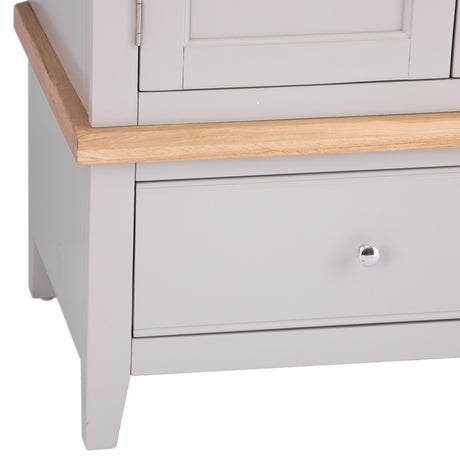 Your Home Essentials Wardrobe DefaultTitle Easterly 3 Door Grey Wardrobe
