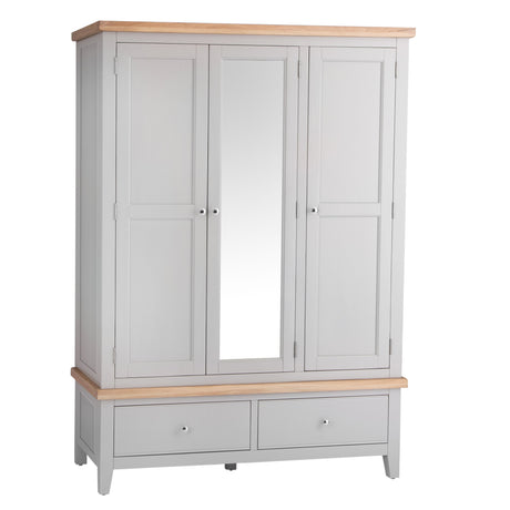 Your Home Essentials Wardrobe DefaultTitle Easterly 3 Door Grey Wardrobe