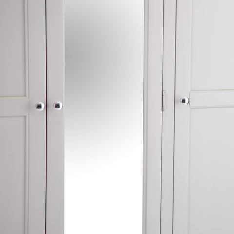 Easterly 3 Door Grey Wardrobe