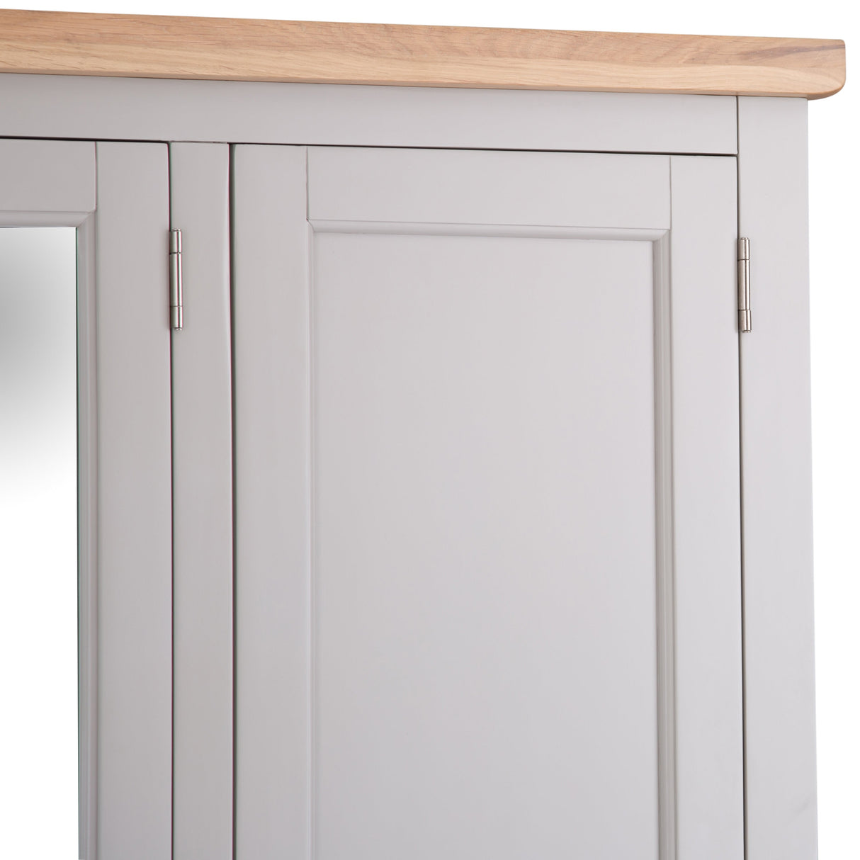 Your Home Essentials Wardrobe DefaultTitle Easterly 3 Door Grey Wardrobe