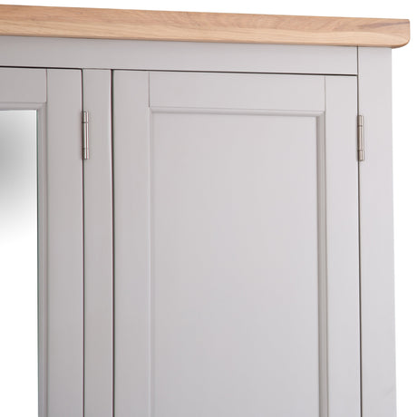 Your Home Essentials Wardrobe DefaultTitle Easterly 3 Door Grey Wardrobe