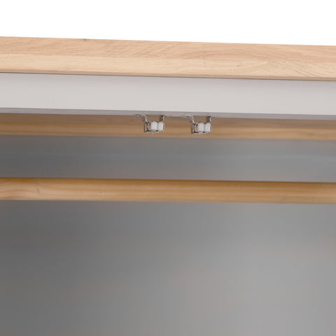 Easterly 3 Door Grey Wardrobe