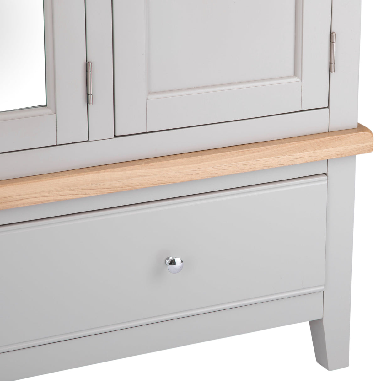 Your Home Essentials Wardrobe DefaultTitle Easterly 3 Door Grey Wardrobe