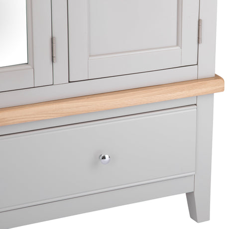 Your Home Essentials Wardrobe DefaultTitle Easterly 3 Door Grey Wardrobe