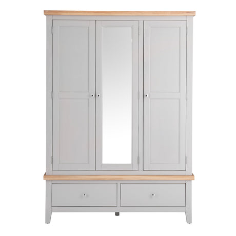 Your Home Essentials Wardrobe DefaultTitle Easterly 3 Door Grey Wardrobe