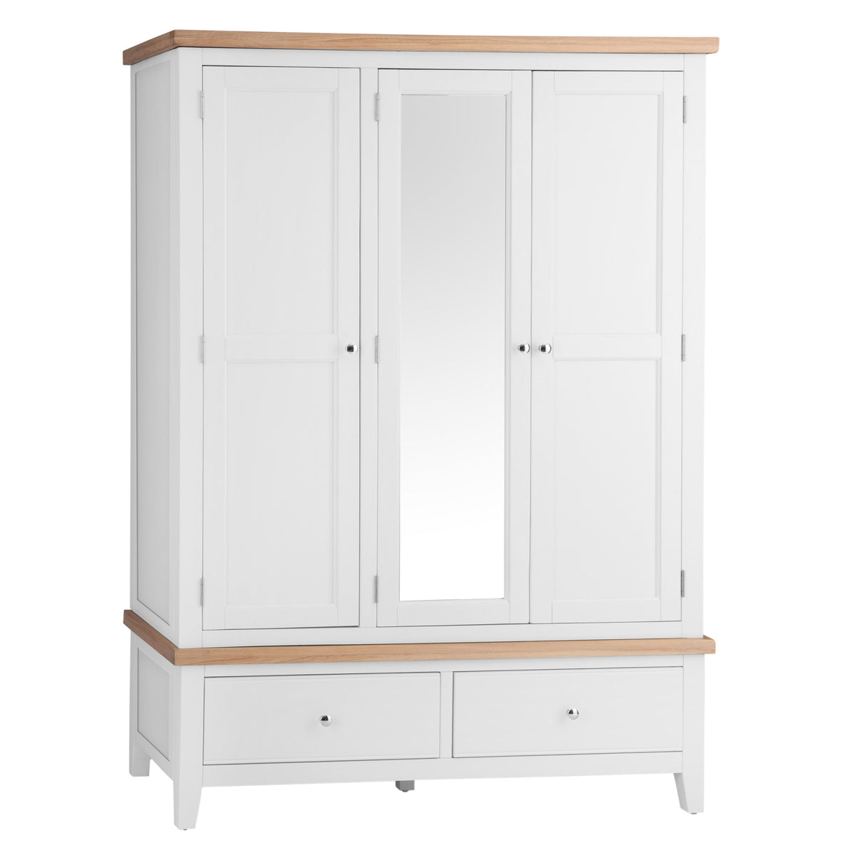 Your Home Essentials Wardrobe DefaultTitle Easterly 3 Door White Wardrobe