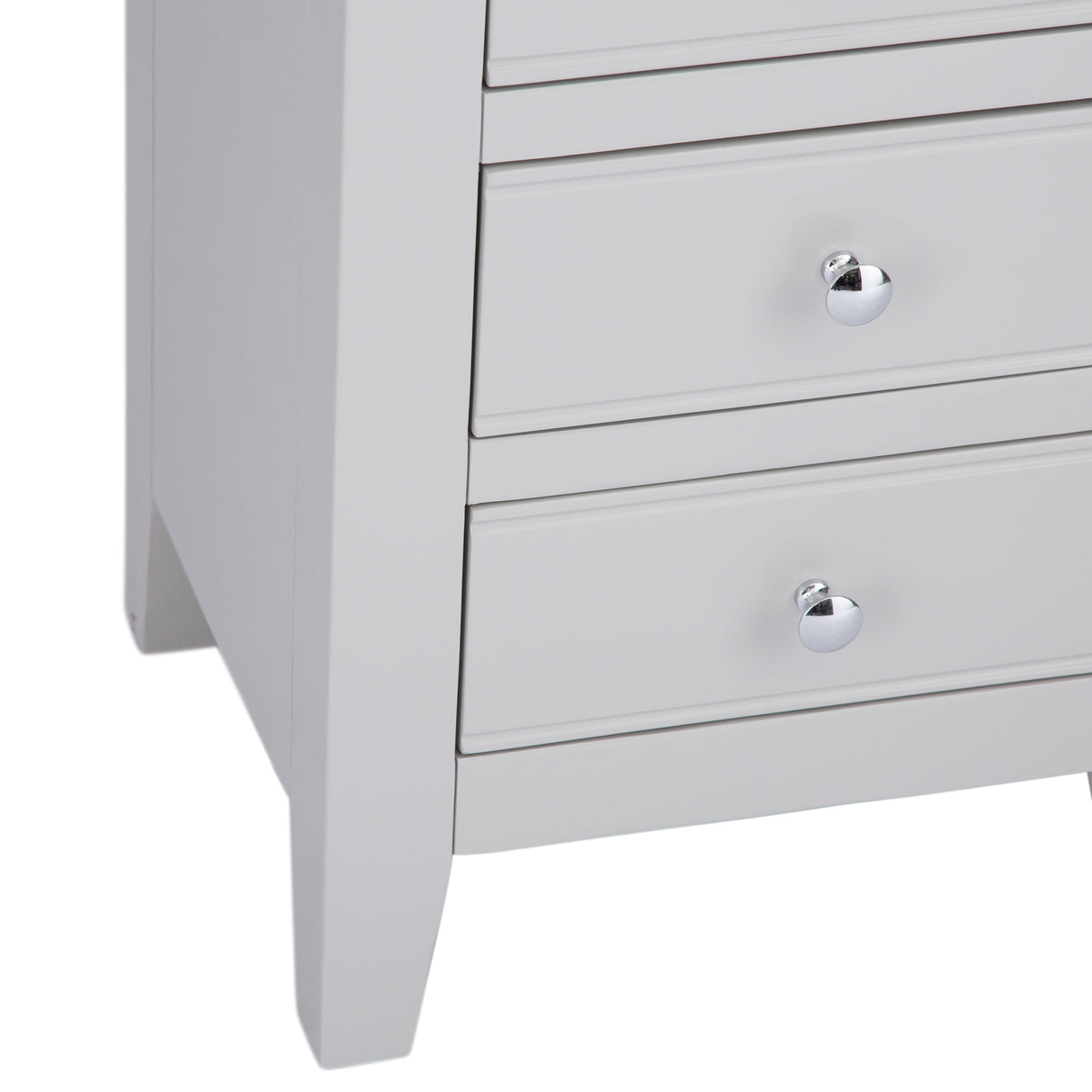 Your Home Essentials Bedside Cupboard DefaultTitle Easterly 3 Drawer Grey Bedside Cabinet