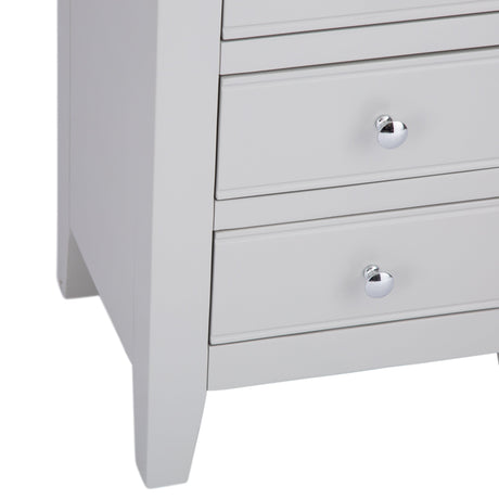 Your Home Essentials Bedside Cupboard DefaultTitle Easterly 3 Drawer Grey Bedside Cabinet