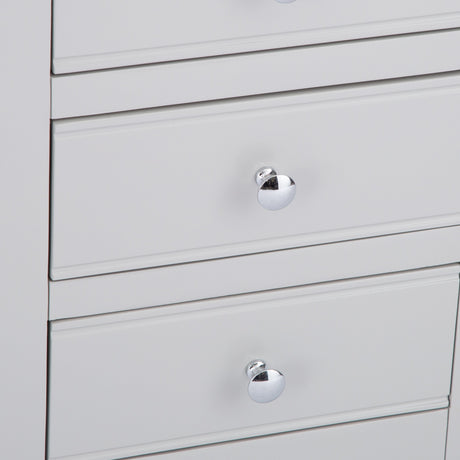 Your Home Essentials Bedside Cupboard DefaultTitle Easterly 3 Drawer Grey Bedside Cabinet