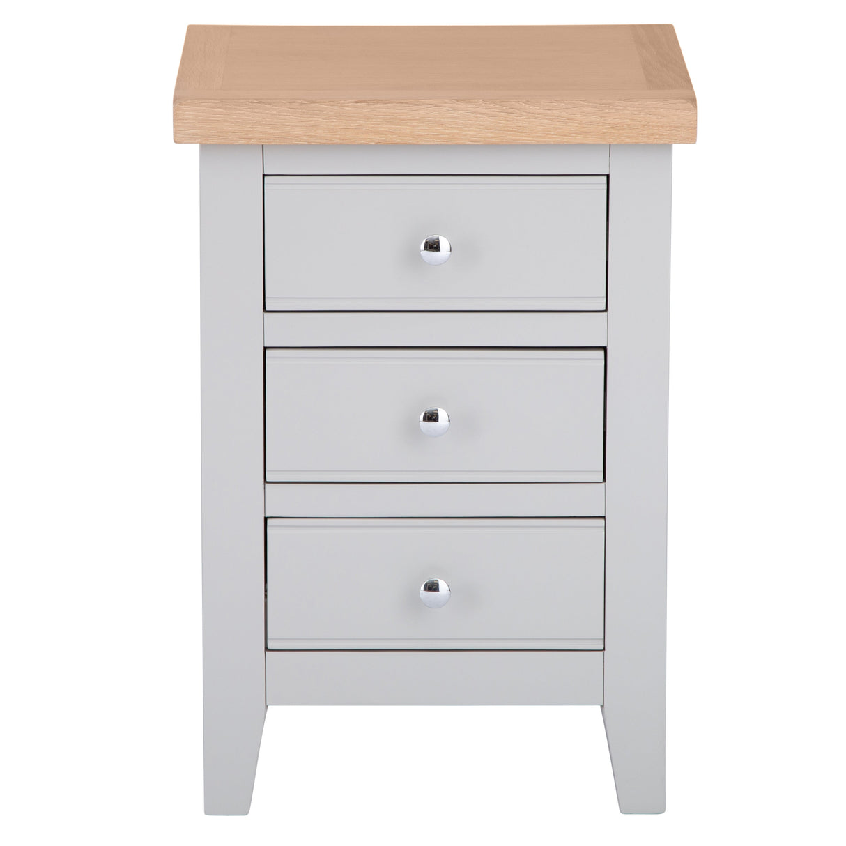 Your Home Essentials Bedside Cupboard DefaultTitle Easterly 3 Drawer Grey Bedside Cabinet