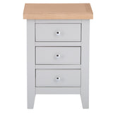 Your Home Essentials Bedside Cupboard DefaultTitle Easterly 3 Drawer Grey Bedside Cabinet