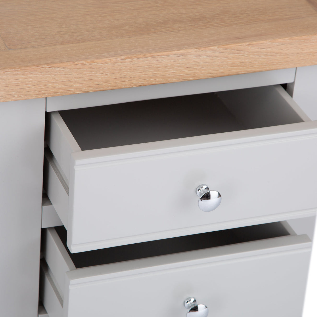 Your Home Essentials Bedside Cupboard DefaultTitle Easterly 3 Drawer Grey Bedside Cabinet