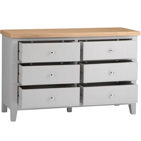 Your Home Essentials Chest of Drawers DefaultTitle Easterly 6 Drawer Grey Chest of Drawers
