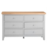 Your Home Essentials Chest of Drawers DefaultTitle Easterly 6 Drawer Grey Chest of Drawers
