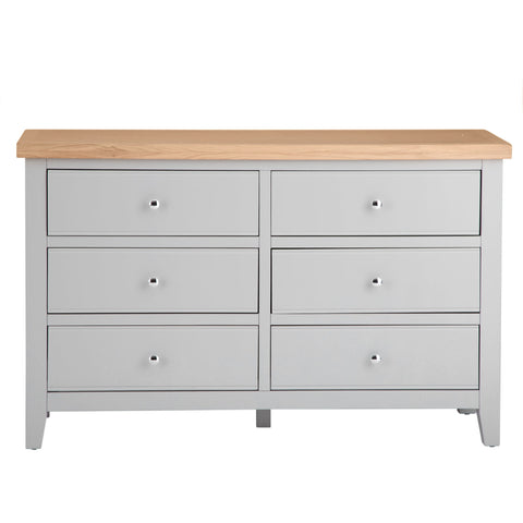 Easterly 6 Drawer Grey Chest of Drawers