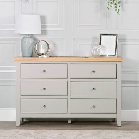 Your Home Essentials Chest of Drawers DefaultTitle Easterly 6 Drawer Grey Chest of Drawers