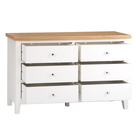 Your Home Essentials Chest of Drawers DefaultTitle Easterly 6 Drawer White Chest of Drawers