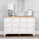 Your Home Essentials Chest of Drawers DefaultTitle Easterly 6 Drawer White Chest of Drawers