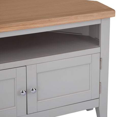 Your Home Essentials TV Unit DefaultTitle Easterly Grey Corner TV Unit