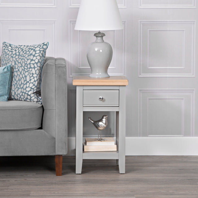 Your Home Essentials Lamp Table Easterly Grey Lamp Table