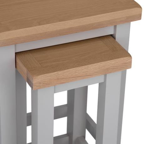 Your Home Essentials Nest of Tables Easterly Grey Nest of 2 Tables