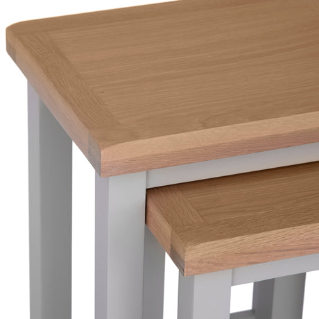 Your Home Essentials Nest of Tables Easterly Grey Nest of 2 Tables
