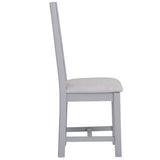 Your Home Essentials Dining Chair DefaultTitle Easterly Ladder Back Grey Dining Chair Fabric Seat