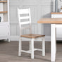 Your Home Essentials Dining Chair DefaultTitle Easterly Ladder Back White Dining Chair Wooden Seat