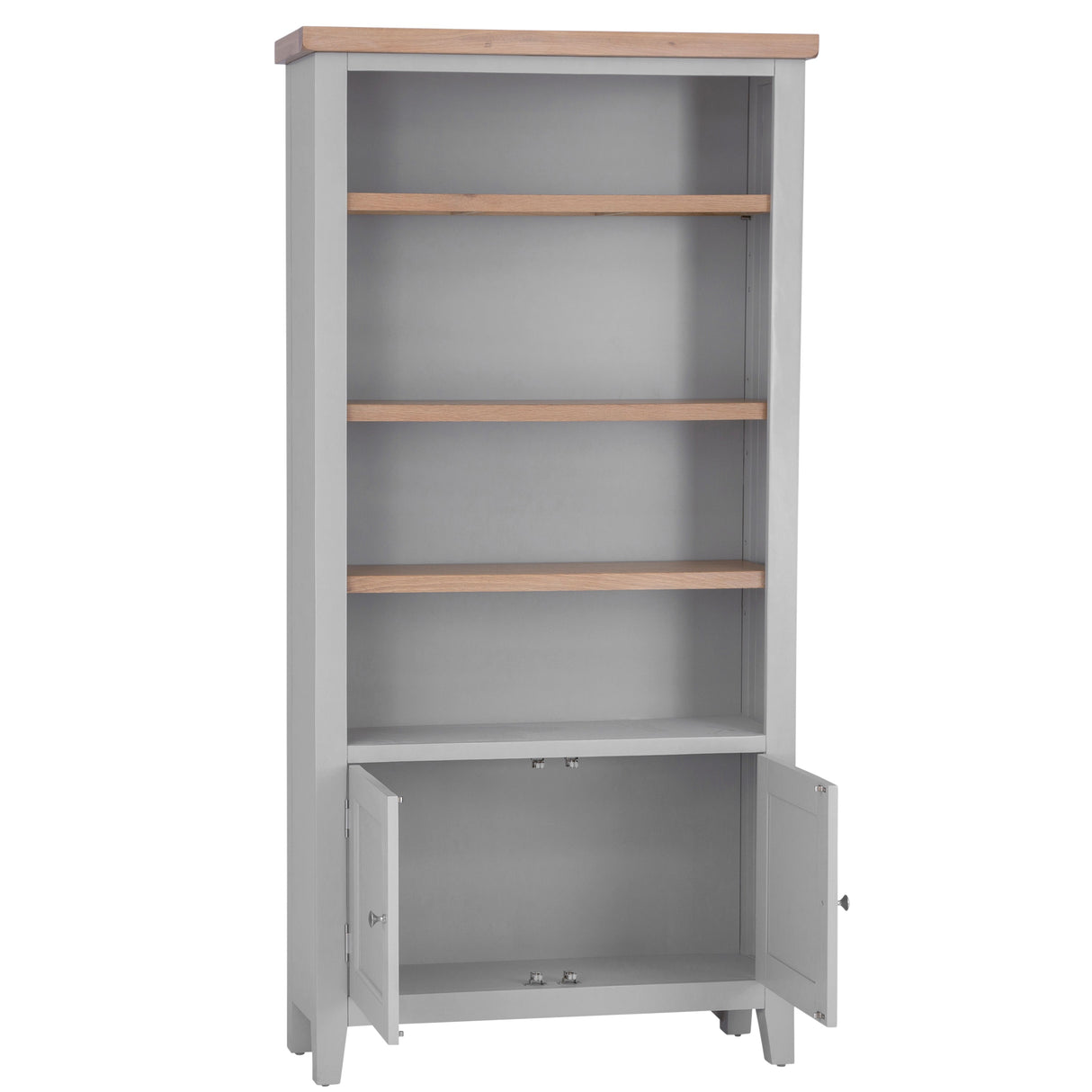 Your Home Essentials Bookcase Easterly Large Grey Bookcase