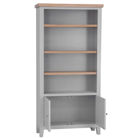 Your Home Essentials Bookcase Easterly Large Grey Bookcase