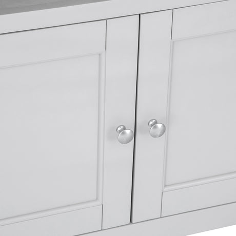 Your Home Essentials Bookcase Easterly Large Grey Bookcase