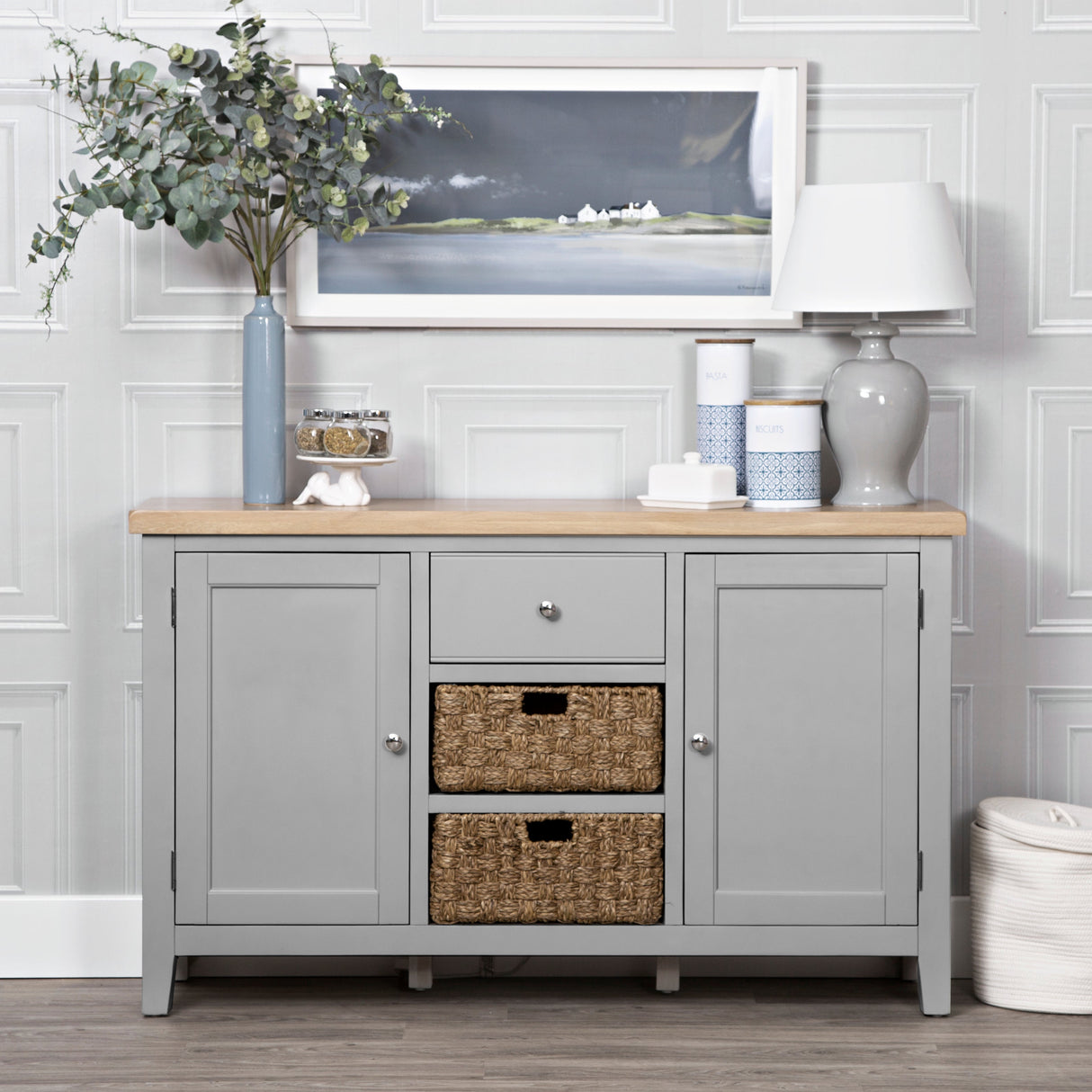 Your Home Essentials Sideboard DefaultTitle Easterly Large Grey Sideboard
