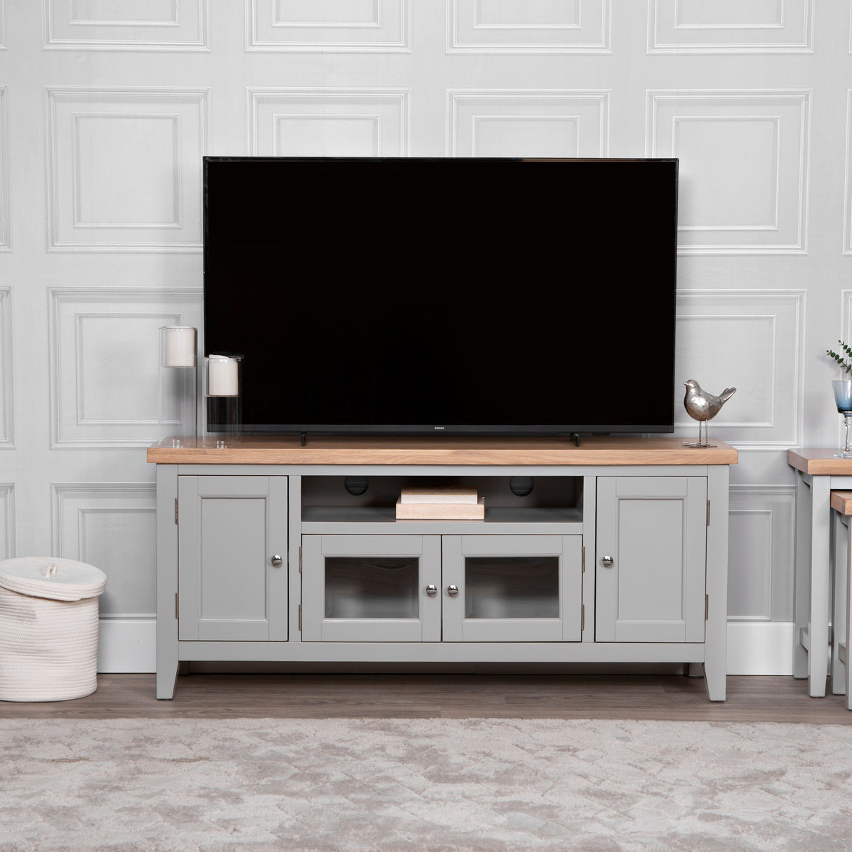 Your Home Essentials TV Unit DefaultTitle Easterly Large Grey TV Unit