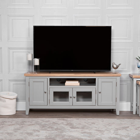 Your Home Essentials TV Unit DefaultTitle Easterly Large Grey TV Unit