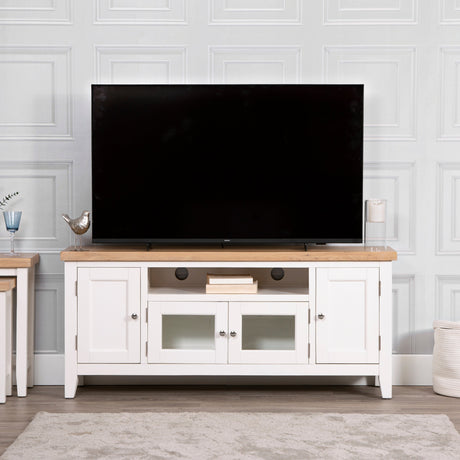 Your Home Essentials TV Unit DefaultTitle Easterly Large White TV Unit