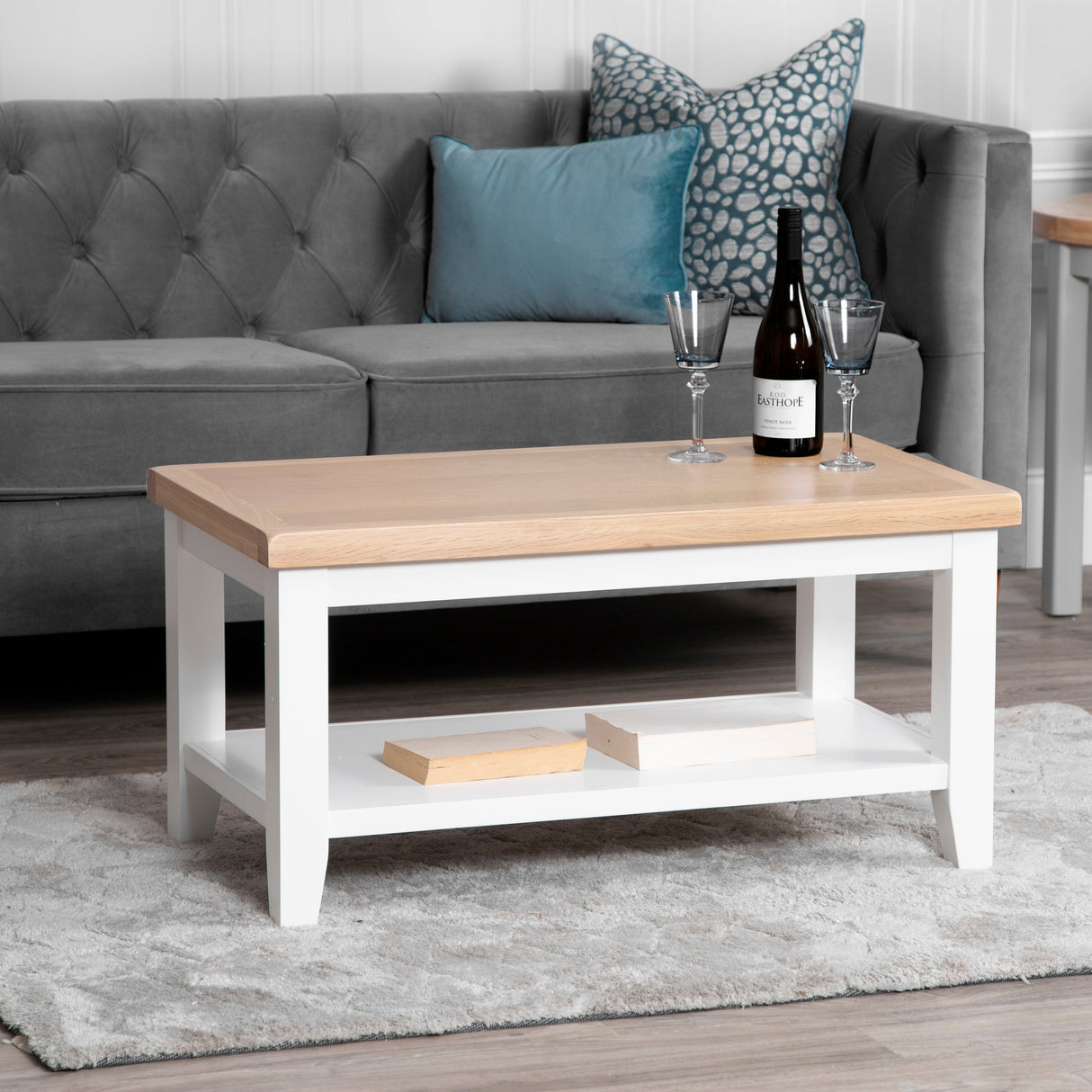 Your Home Essentials Coffee Table DefaultTitle Easterly Small White Coffee Table