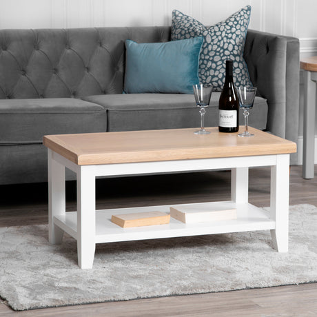 Your Home Essentials Coffee Table DefaultTitle Easterly Small White Coffee Table