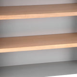 Your Home Essentials Bookcase Easterly Small Wide Grey Bookcase