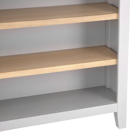 Your Home Essentials Bookcase Easterly Small Wide Grey Bookcase