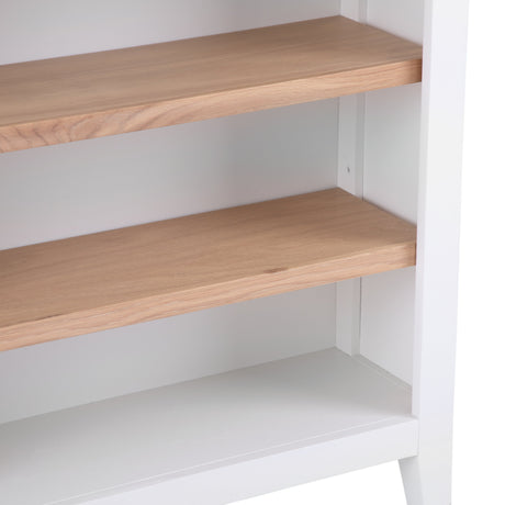 Your Home Essentials Bookcase Easterly Small Wide White Bookcase