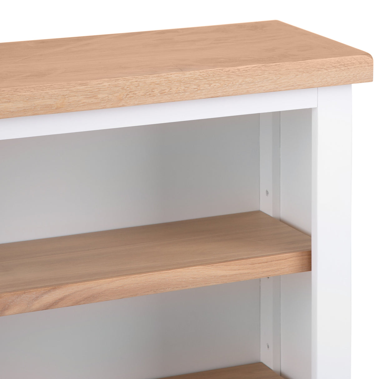 Your Home Essentials Bookcase Easterly Small Wide White Bookcase