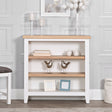 Your Home Essentials Bookcase Easterly Small Wide White Bookcase