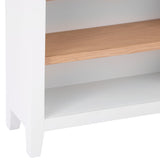 Your Home Essentials Bookcase Easterly Small Wide White Bookcase