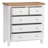 Your Home Essentials Chest of Drawers DefaultTitle Easterly White 2 Over 3 Chest of Drawers